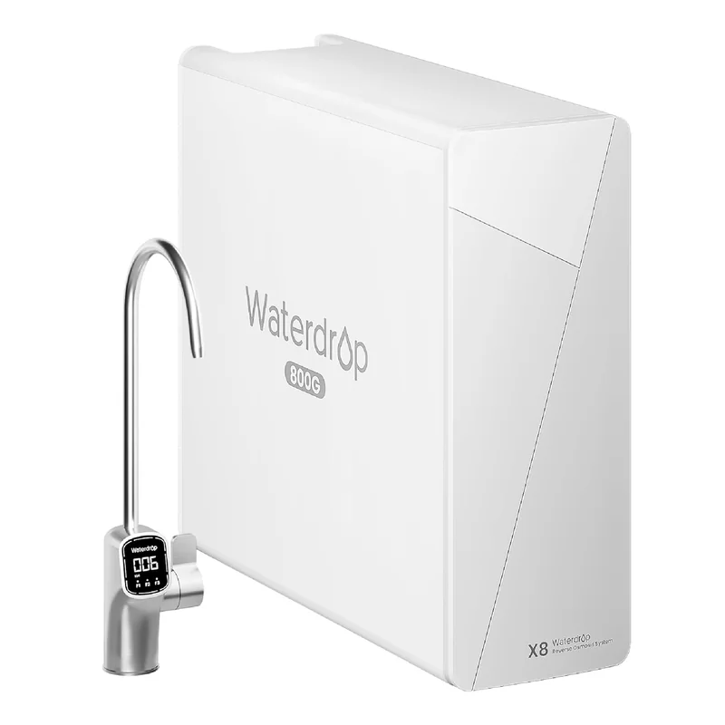 Waterdrop X8 : L'osmoseur inverse tankless haute performance avec robinet intelligent